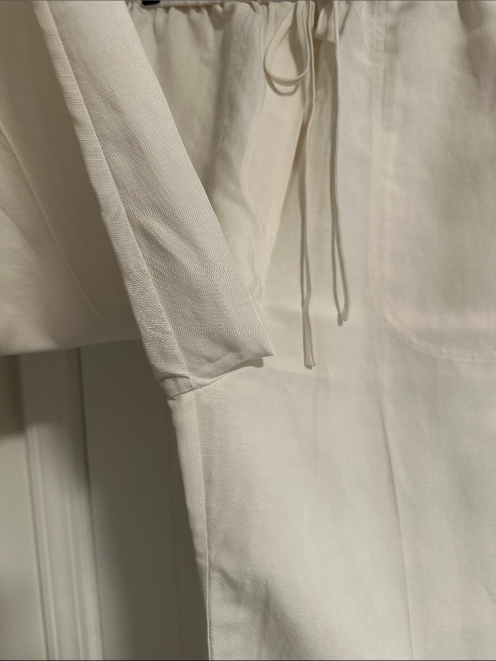 NWOT Toteme Fluid Drawstring Trousers in White size EU34 - Picture 5 of 11